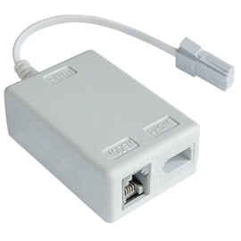 PMTFUMY BT Plug to ADSL RJ11 Microfilter Splitter,Female Microfilter Splitter,BT Male to BT & RJ11 Female Socket for Landline Modem & Router