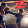 DEWEL 2 Pcs Punching Mitts Boxing Mitts Gloves Kickboxing Lightweight