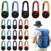 20 Pieces Compass Keyring 68 x 30 mm Pocket Compass
