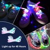 Meleager 1 Pair of Glitter Shoelaces, Luminous Shoelaces, Colourful LED