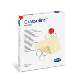 Grassolind Sterile Ointment Dressing, 7.5 x 10 cm, Pack of 10