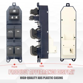 Sianxaido 84820-0R040 Master Power Window Switch Driver Side Compatible with Tundra 2007 2008 2009 2010 2011 2012 2013 2014 2015 2016 2017 2018 2019 2020 2021 4.0L V6 4.6L 4.7L 5.7L V8(1 AUTO)