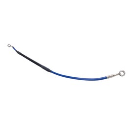 Tusk Rear Motorcycle Steel Braided Brake Line Standard Length Blue For Beta 250 RR X-Pro 2025