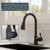 BWE Solid Brass Kitchen Faucet, Oil Rubbed Bronze Kitchen Sink