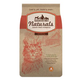 Country Vet Naturals 34/15 Grain Free High Protein Dry Cat Food 5 lb, Brown (P13024)