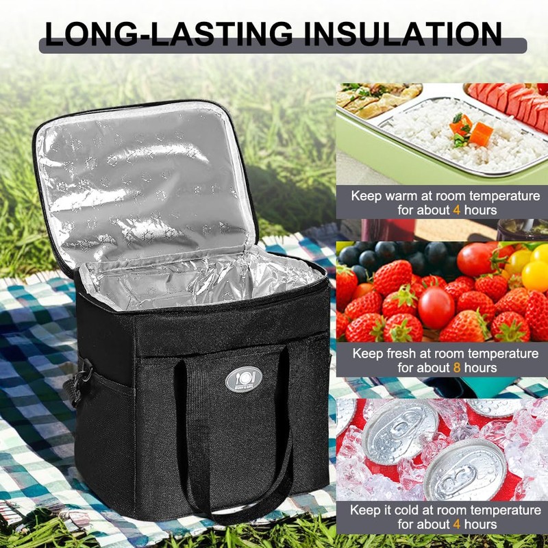 Foldable Cool Bag, Portable Cool Box, Picnic Bag & Thermal
