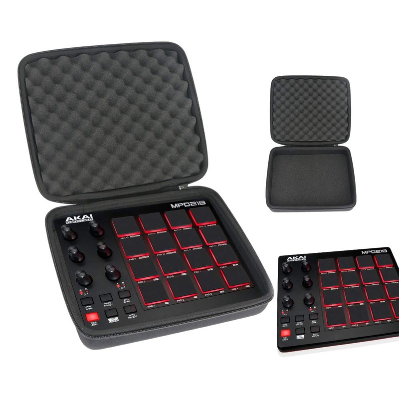 CO2CREA Hard Travel Case for AKAI Professional MPD218 Ultra-Portable USB