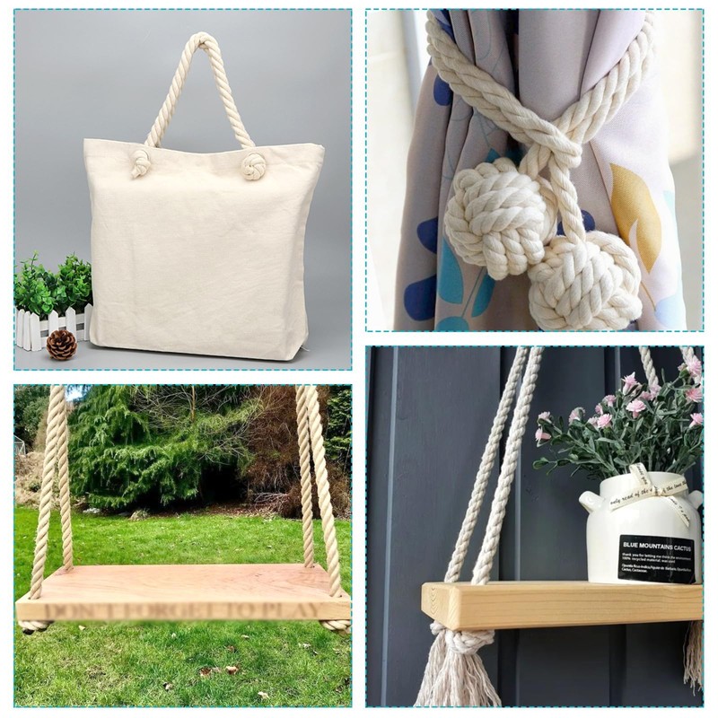Cotton Rope 5 m x 15 mm Thick Rope Macrame