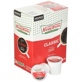 Krispy Kreme Classic, Single-Serve Keurig K-Cup Pods, Medium Roast Coffee, 24 Count
