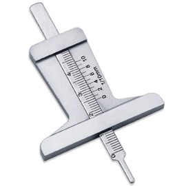 heizi Tire Groove Gauge Tire Depth Gauge Air Gauge Hardness Gauge Manual Tire Groove Measuring Gauge Tread (0-50mm)