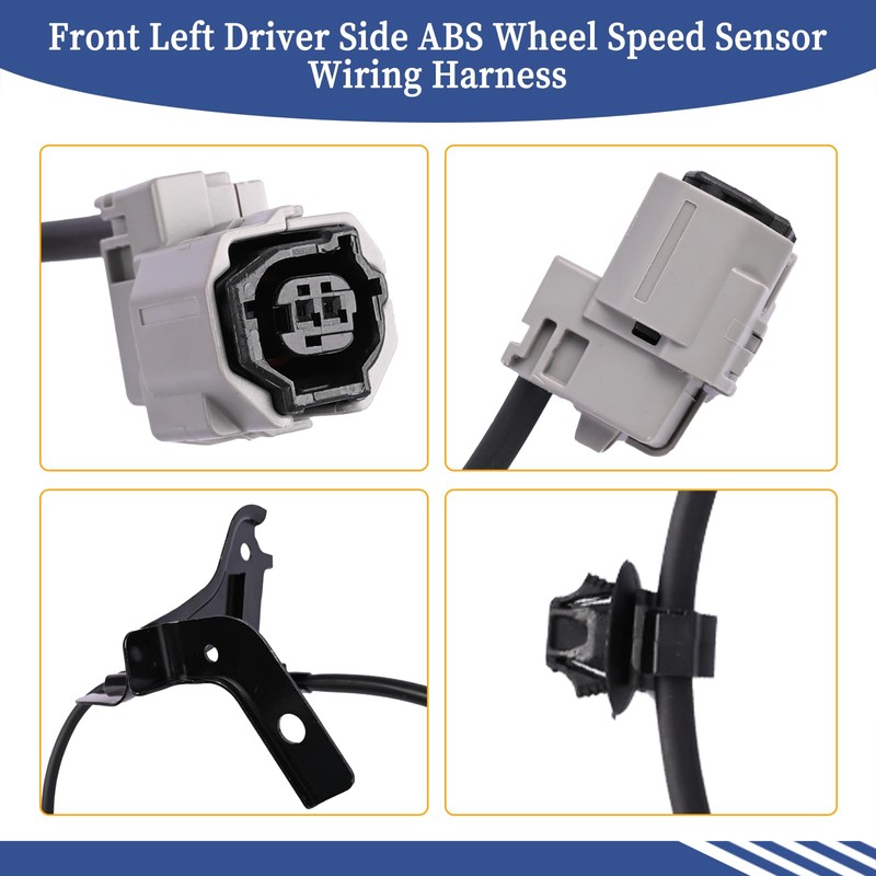 Getfarway Front Left Driver Side ABS Wheel Speed Sensor Wiring