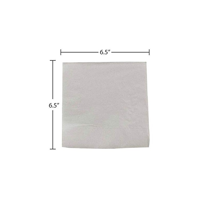JAM PAPER Medium Lunch Napkins - 6 1/2 x 6