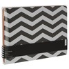 Premier Housewares 1203624 Chevron Placemats - Set of 4, Black/White,