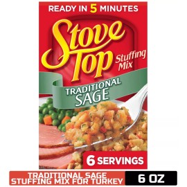 Stove Top Traditional Sage Stuffing Mix (6 oz Box)