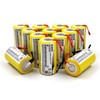 YUTSUJO (12-Pack) Sub C 1.2V 2000mAh Ni-CD Rechargeable Batteries with