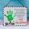 Christmas Tree Baby Handprint Art Craft Baby's First Christmas Handprint