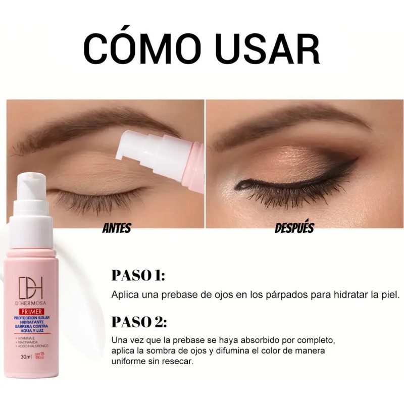 Primer Maquillaje DH Crema SPF 15 Reduce Poros Hipoalergnico 30ml