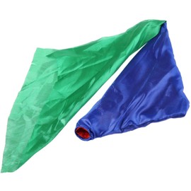 Christmas Party Magic Trick Silk Scarf Magic Tool Stage Handkerchief Props Silk Color Change 4 Colors Magic Tool Toy