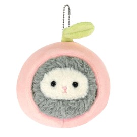 Sanlemon P-9682 Pokko and Apples Keychain Sheep GY 3.9 x 2.4 x 3.1 inches (10 x 6 x 8 cm), Animal, Stuffed Animal, Apple House