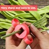 1PCS Runner Bean Slicer Strong Mini Runner Bean Stringer and