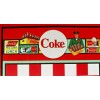 Coca-Cola 2020 COCA-COLA CHECKERS SET w/ Vintage Art Board Game