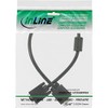 InLine® S-VGA cable, InLine®, black, 15HD M/M, 0.3m
