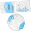Hamster Ball Transparent Roller Fitness Exercise Rotating Wheel Color Cover