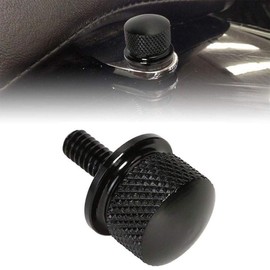 TopHomer Aluminium Flat Head Motorbike Seat Bolt, 10Pack, Black