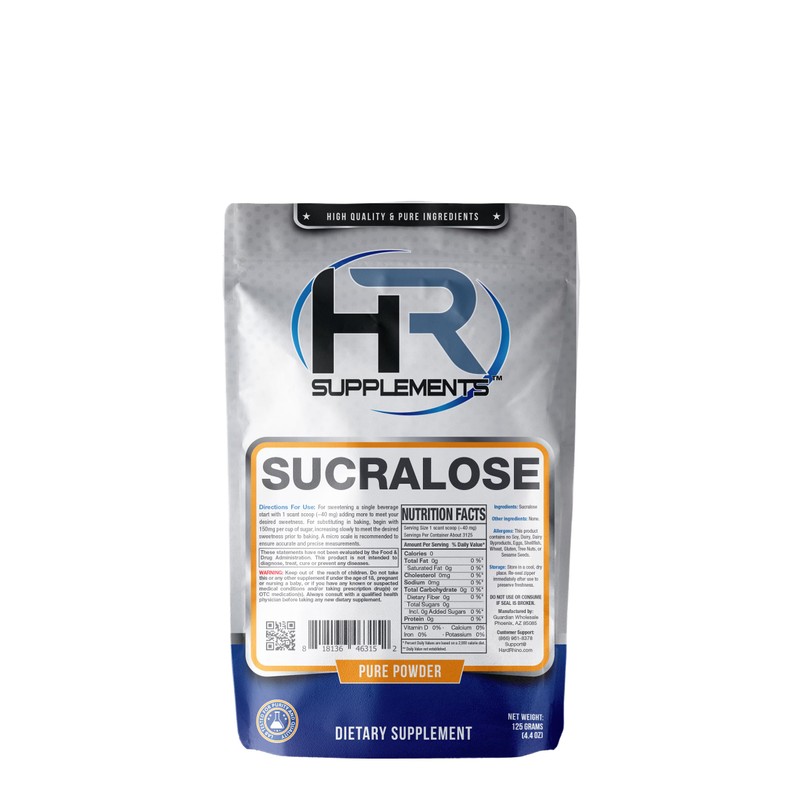 HR Supplements Sucralose Powder | 250 Grams | Zero Calorie
