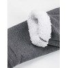 Yeokou Women Warm Sherpa Lined Fleece Crewneck Sport Sweatshirt Pullover