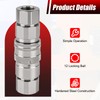 1/2’’ NPT Flat Face Hydraulic Quick Couplers, Skid Steer Hydraulic