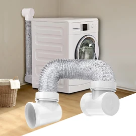 Dryer Vent Hose For Tight Space,90 Degree Hose Elbow,Indoor Dryer Vent, Dryer Hose Vent Kit,Dryer Vent Connector Kit,Dryer Vent Duct, Dryer Vent Adapter, Dryer Vent Vacuum Hose Attachment