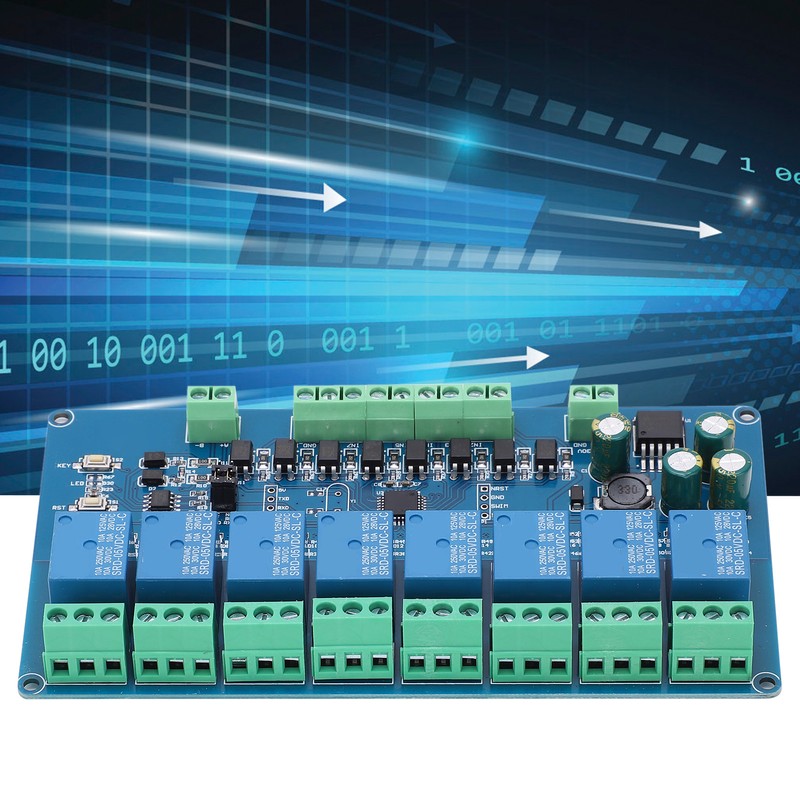 Relay Module 8 Channel Optocoupler Input Signal Detection Electronic Component