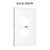 Tewujay Decorative Outlet Cover 1 Gang Mushroom Fairy Butterfly Forest