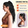 quesdom Corn Wave Ponytail Extension Wrap Around Pony Tail 22