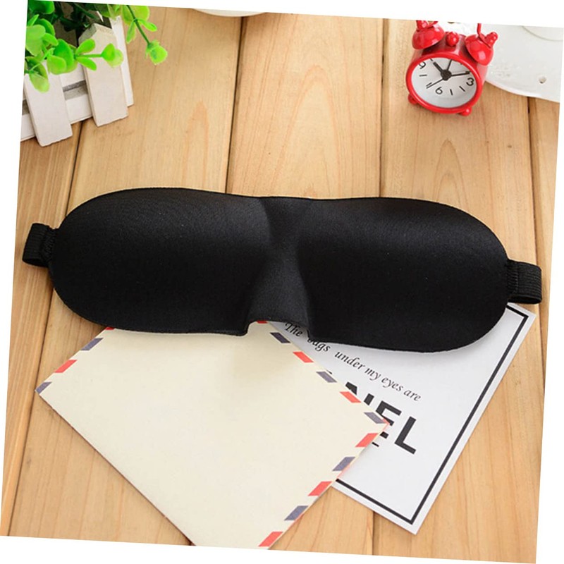 TOVINANNA 2Pcs Contoured Sleep Mask Adjustable Eye Cover for Comfortable