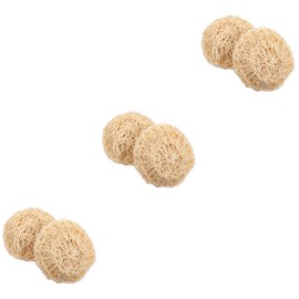 Healeved 6pcs Sisal Shower Balls Bath Balls Body Scrubber for Shower Cleaning Natural Bath for Exfoliating