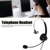 H360‑USB‑3 Telephone Headset Black Volume Adjustment Mute Single Sided Earphone