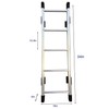 BIGalleons Basement Ladder 5 Rung, 54in H Aluminum Window Well