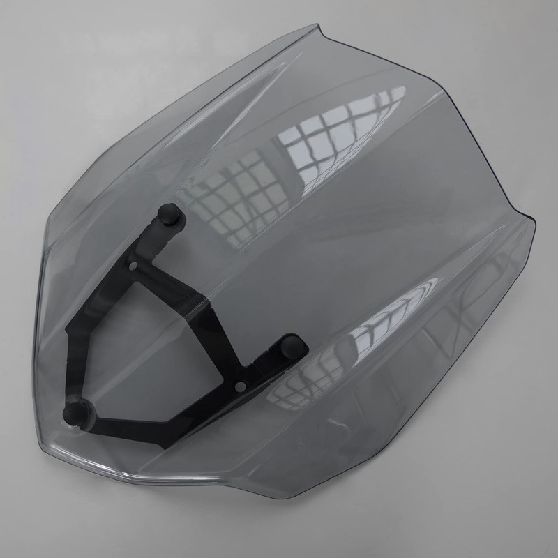 Lorababer Motorcycle Windshield Windscreen Shield Screen with Mounting Bracket Compatible