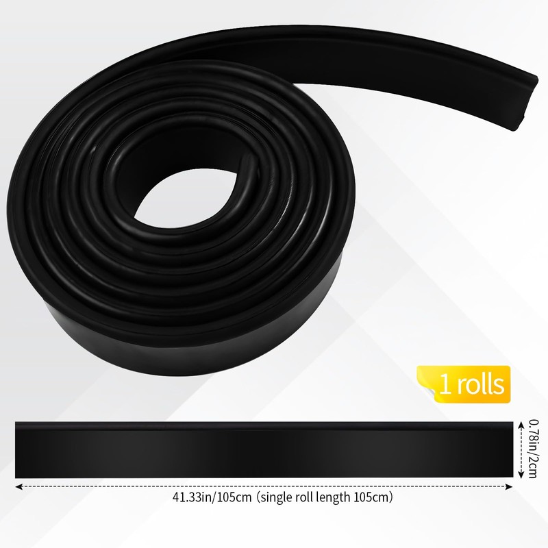 Premium Silicone Squeegee Rubber Replacement - 41in Roll | Versatile