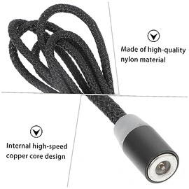 2piezas Carga Automática Cable Tipo c Para Teléfonos Resistente Al Desgaste