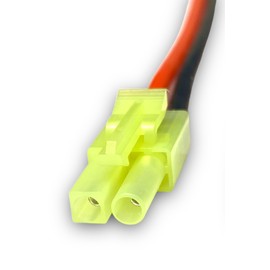 VUNIVERSUM Adapter Cable Set 1 x Pair 2 Pin Mini Tamiya to T-Dean T-Plug Deans T-Plug and Female Male Adapter 14AWG Cable Model Making