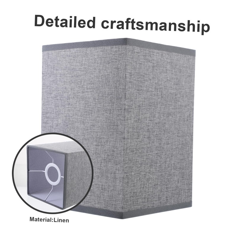 Levemolo Sturdy Linen Lampshade Easy Install Replacement for Ceiling Floor
