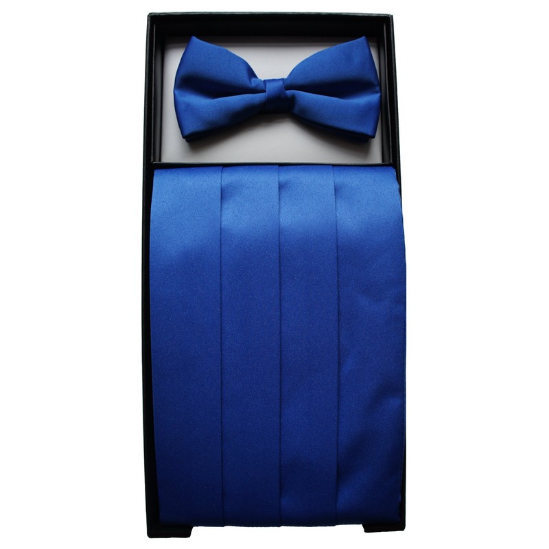 Clermont Direct Royal Blue Cummerbund & Bow Tie Set