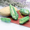 Nupuyai 460g Natural Rock Crystal Tip Irregular Titanium Garden Decoration