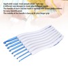 8pcs Crochet Hooks Curved Soft Handle Comfortable Portable Knitting Tool