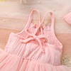 CBHAIBLYD Infant Baby Girl Summer Romper Dress Sleeveless Strap Mesh