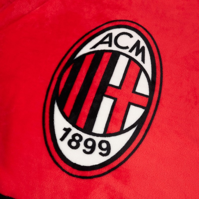 A.C. Milan - Soft Checked Blanket 200 x 150 cm