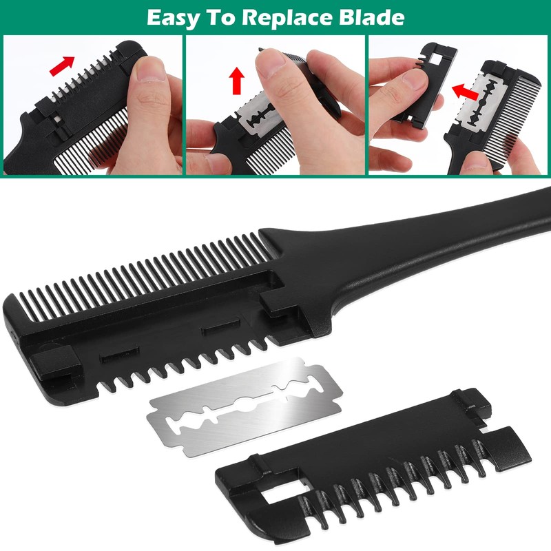 Frcolor Hair Cutter Comb Hair Cutter Comb Shaper Double Sided